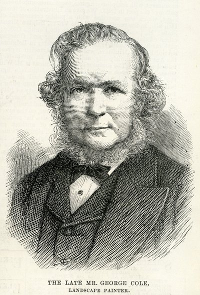 George Cole (1810-83) de The Illustrated London News 29 septembre 1883 - English School