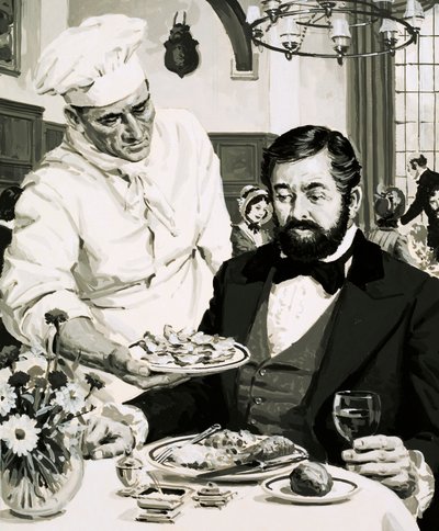 George Crum, inventeur de la chips, présente sa création - English School
