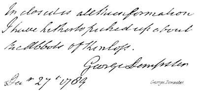 George Dempster - English School