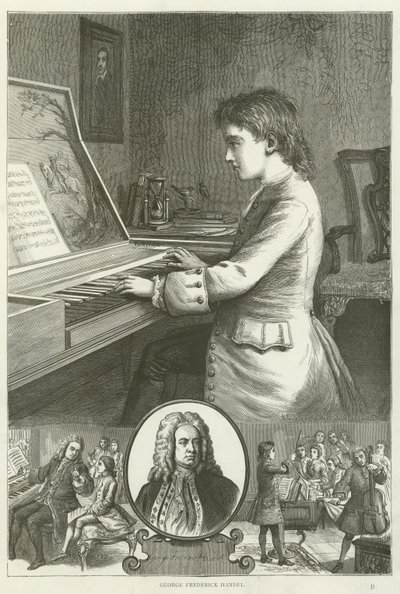 George Frederick Handel - English School