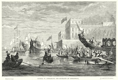 George IV embarquant pour l