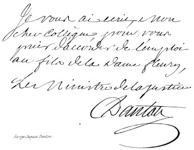 Georges Jacques Danton - English School