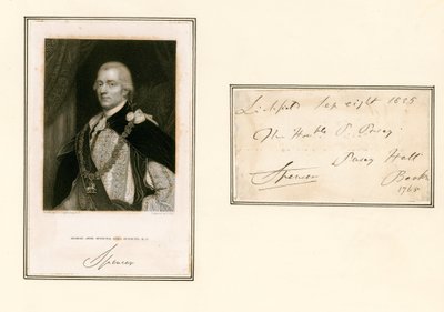 George John Spencer, Comte Spencer - English School