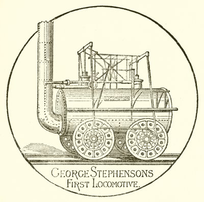La première locomotive de George Stephenson - English School