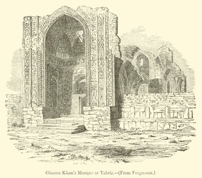 Mosquée de Ghazan Khan à Tabriz (gravure) - English School