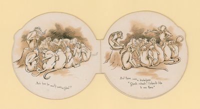 Fantômes - singes et hibou - English School