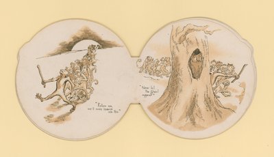 Fantômes - singes et hibou - English School