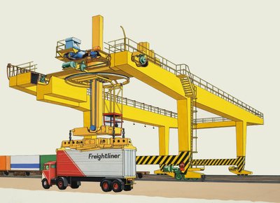 Grue mobile géante - English School
