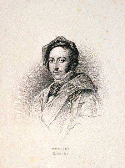 Gioacchino Antonio Rossini (1792-1868) 1820 - English School