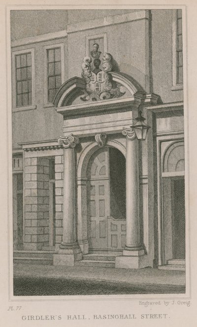 Girdlers Hall, Basinghall Street, Londres - English School