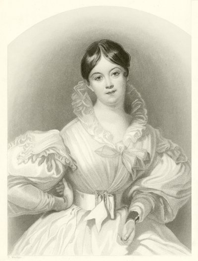 Fille en robe blanche - English School