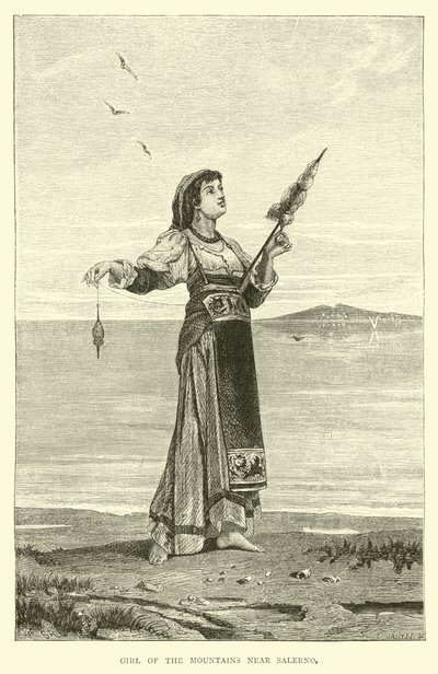 Fille des montagnes près de Salerne - English School