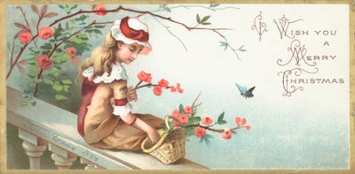 Fille assise sur un pont - English School