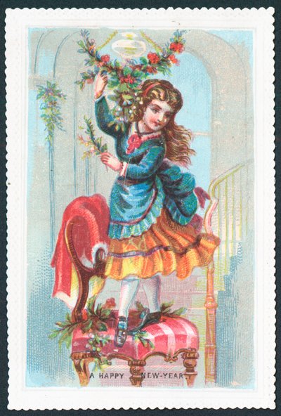 Fille debout sur une chaise - English School