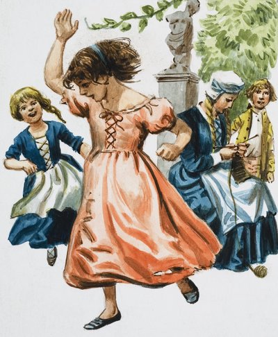 Filles dansant - English School