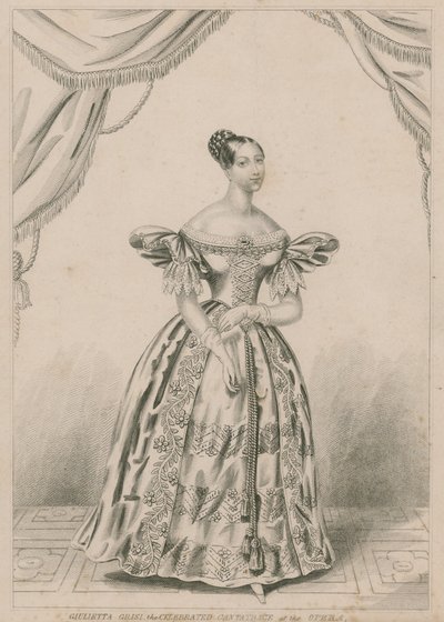 Giulietta Grisi, la célèbre cantatrice à l
