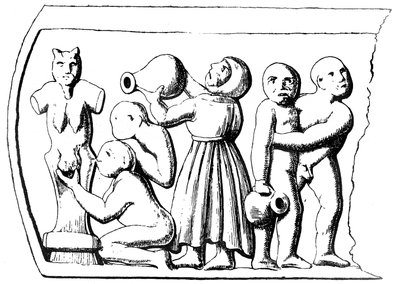 Eucharistie gnostique, panneau latéral d