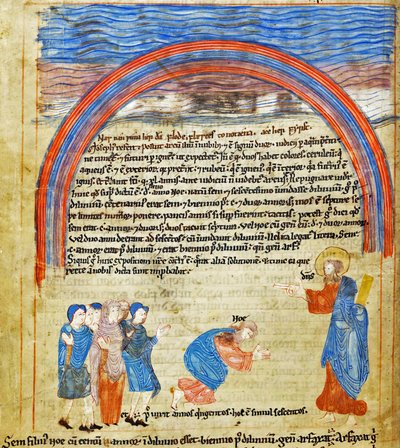 Dieu et Noé établissent l
