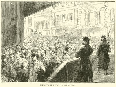 Aller à la distribution de nourriture, mars 1871 - English School