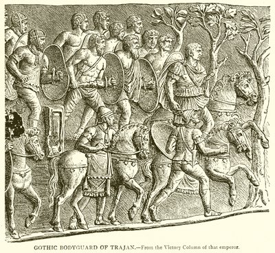 Garde du corps gothique de Trajan - English School