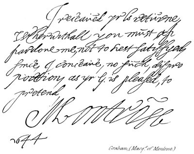 Graham, marquis de Montrose - English School