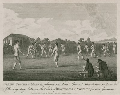 Grand match de cricket joué à Lords Ground, Marylebone, Londres - English School