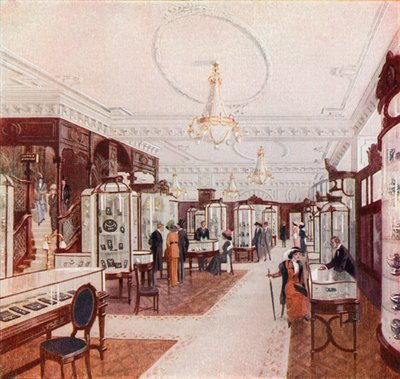 Grand salon du Stewart Dawsons Jewel Palace à Regent Street - English School