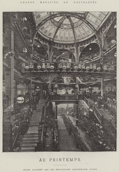 Grands Magasins de Nouveautés au Printemps - English School