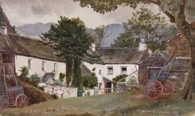 Grange over Sands : ?Ferme de Wilson, Lindale, 1875 - English School