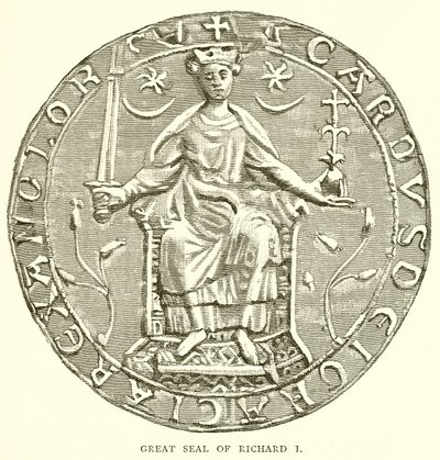 Grand sceau de Richard Ier - English School