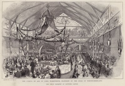 Grand banquet au château d