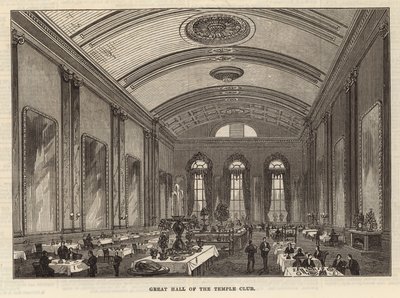 Grand hall du Temple Club, Londres - English School