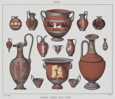 Vases et cruches grecs - English School