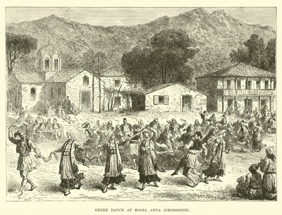 Danse grecque à Hagia Anna, Négrepont - English School