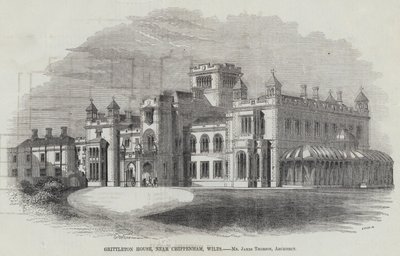 Grittleton House, près de Chippenham, Wilts - English School
