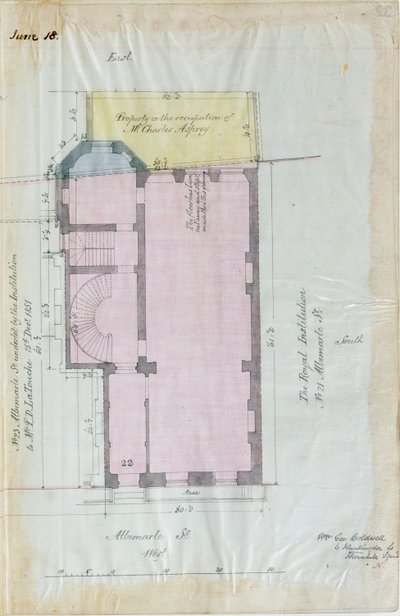 Plan du rez-de-chaussée de l