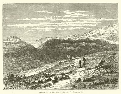 Bosquet de Chênes près de Hatsor, Josué, xi - English School