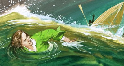 Gulliver naufragé - English School