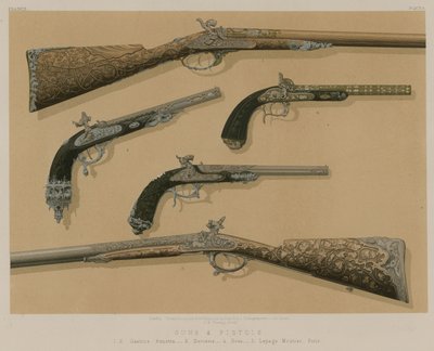 Fusils et pistolets - English School