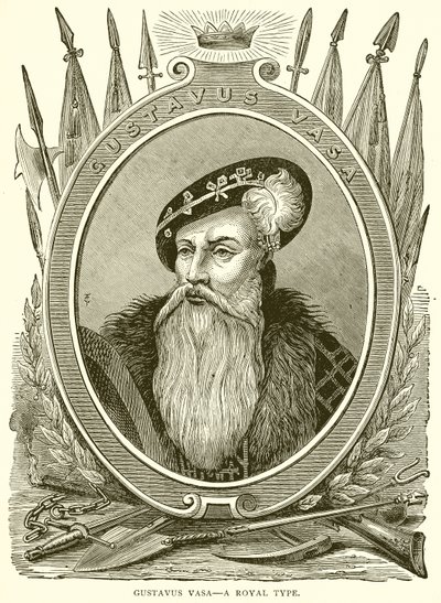 Gustave Vasa--Un type royal - English School