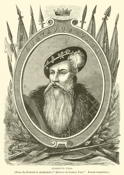Gustave Vasa (gravure) - English School