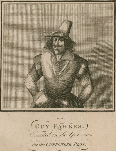 Guy Fawkes, exécuté en 1606 pour le complot des poudres - English School