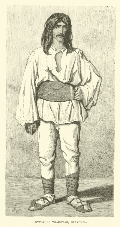 Gitan de Voakovar, Slavonie - English School