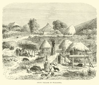 Village gitan en Valachie - English School