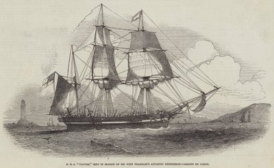 HMS "Plover," envoyé à la recherche de l