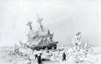 HMS Terror retenu sur la glace - English School