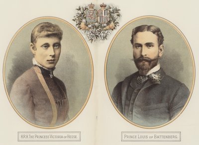 SAR la princesse Victoria de Hesse et le prince Louis de Battenberg - English School