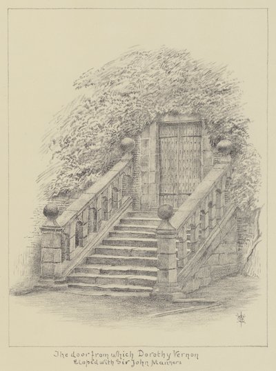 Haddon Hall, La porte par laquelle Dorothy Vernon s
