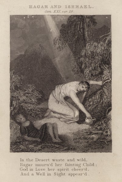 Agar et Ismaël, Genèse XXI, verset 19 - English School