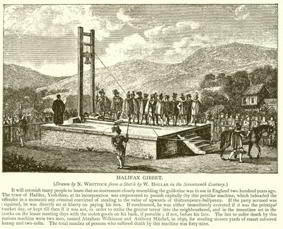 Gibet de Halifax - English School